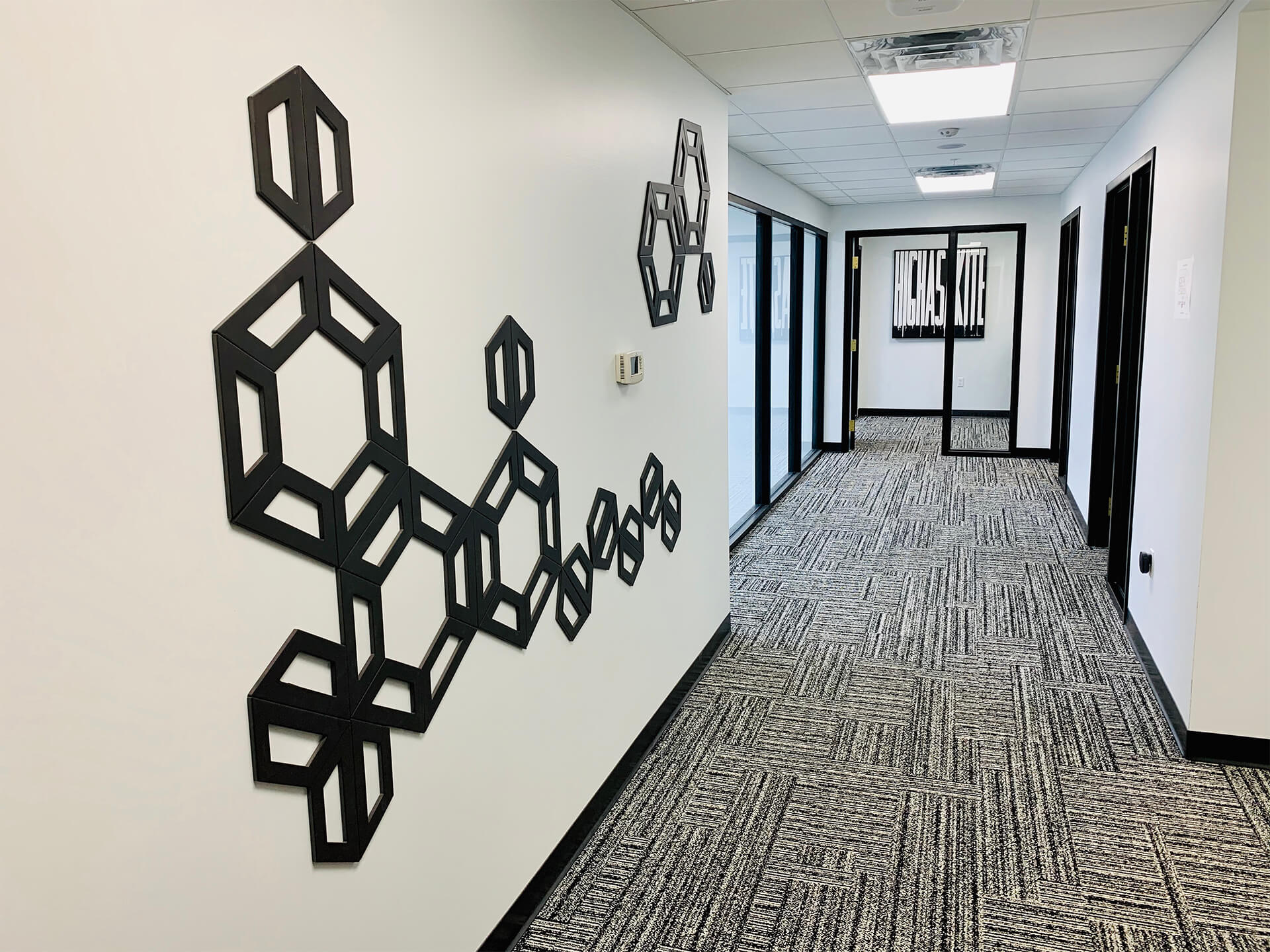 thchoice lab wall with art